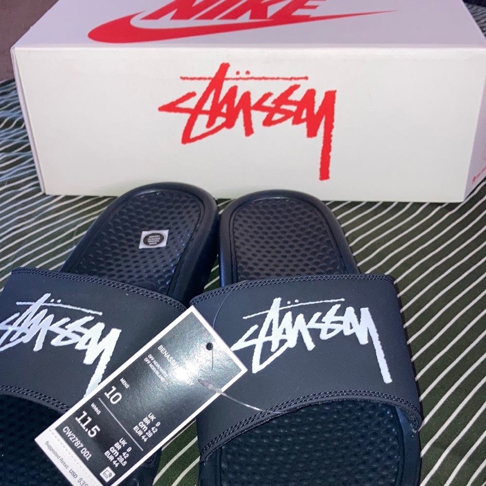 Stussy Nike Benassi Slides